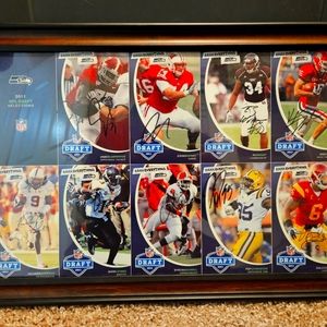 Seahawks 2011 Draft Poster signed